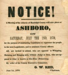 Ashboro Notice