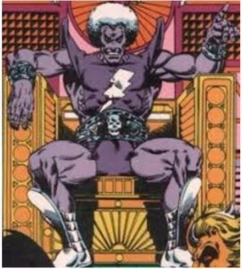 magus on throne