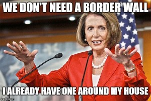 Nancy pelosi border wall