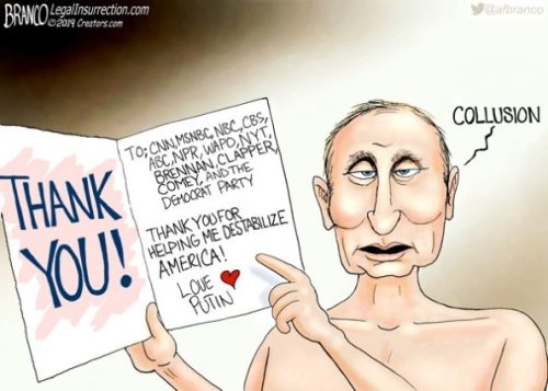 Putin thanks Democrats