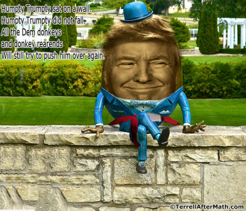 Trump as humpty dumpty