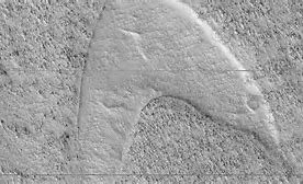 Starfleet Logo on Mars