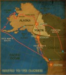 Klondike Gold Rush map