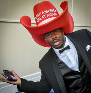 big MAGA hat