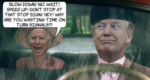 Trump with biden as backseat driver