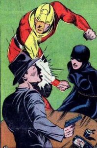 Scarlet nemesis and black orchid