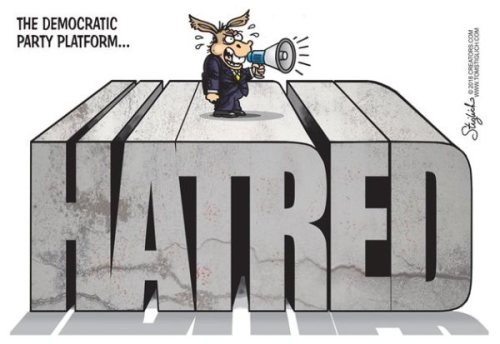 democrat platform is hatred