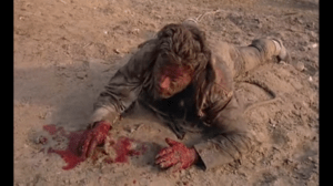 Django with bloodied hands