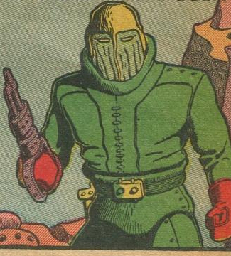 Spacehawk with his helmet on