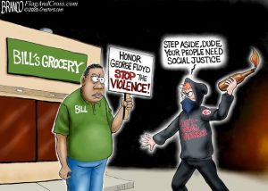 riots cartoon