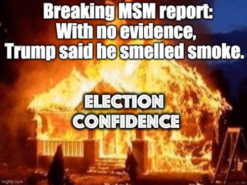 election confidence gone