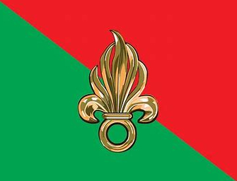 French Foreign Legion flag