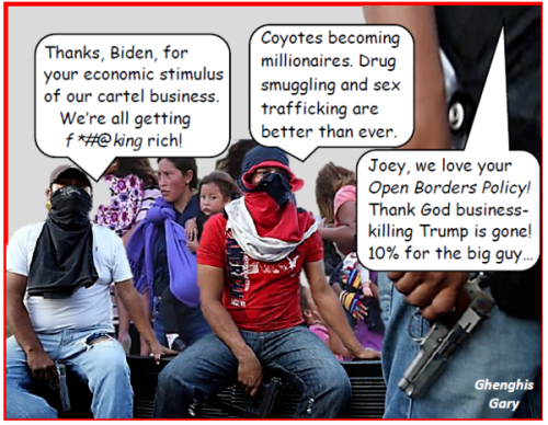 biden border carnage cartoon