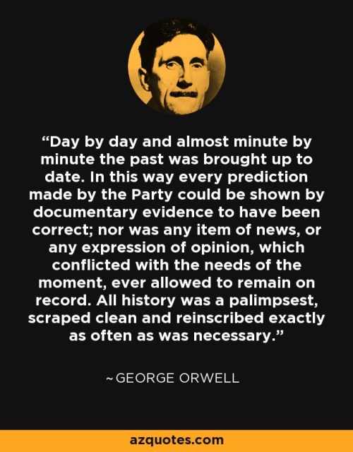 orwell party never wrong