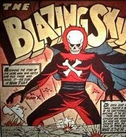blazing skull
