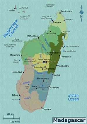 map of madagascar pic