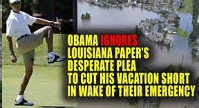 obama callous to flood victims