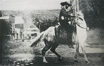 soapy on horseback