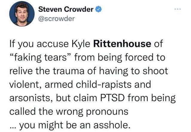 crowder on rittenhouse
