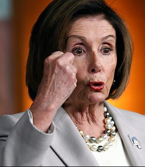 nancy pelosi fist