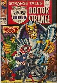 yellow claw cap and nick fury