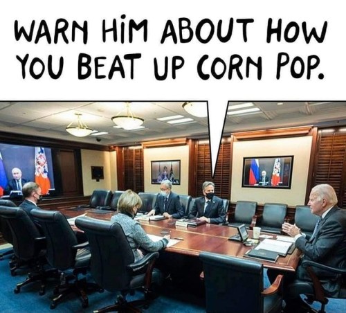 biden corn pop putin