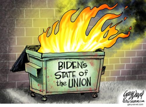 biden dumpster fire