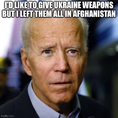 biden forgot weapons in afghanistan
