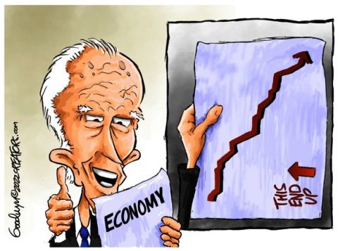 biden misreading chart