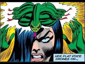 viper wearing serpent crown