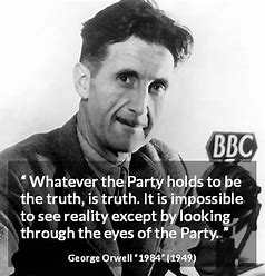 orwell on the party and truth
