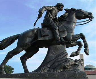 pony express statue