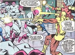 iron man and firebrand against troops