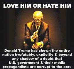 trump love him or hate him