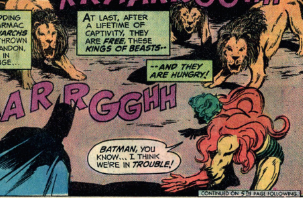 bats and creeper vs lions