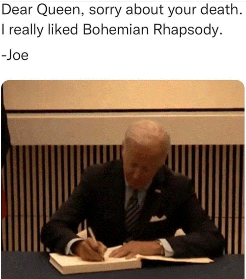 biden on queen death