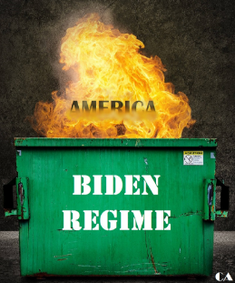 biden regime dumpster fire
