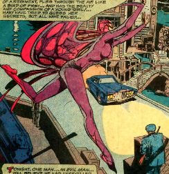 black orchid in flight