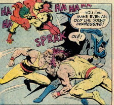 creeper helping batman