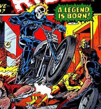ghost rider riding
