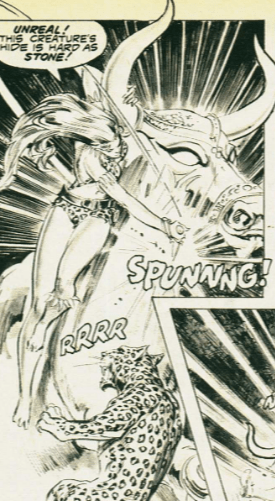 shanna fighting creature