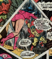 star sapphite and creeper