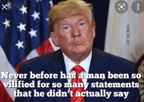 trump was lied about