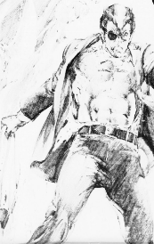 gabriel showing chest-scar