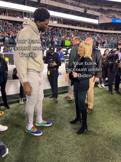 trump and biden accounts