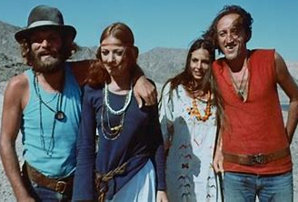 four hippies