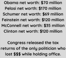 democrat net worth