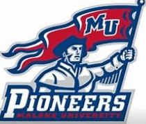 malone pioneers logo