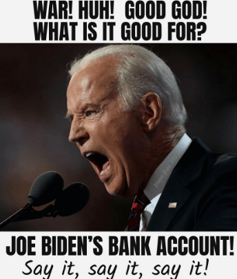 biden war profiteer