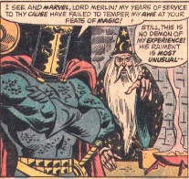 black knight and merlin